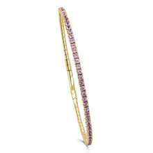 Load image into Gallery viewer, Flexible Gemstone Bangle