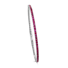 Load image into Gallery viewer, Flexible Gemstone Bangle