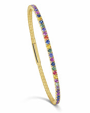 Load image into Gallery viewer, Skittles Sapphire Flex Bangle