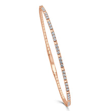 Load image into Gallery viewer, Studded Diamond Flex Bangle