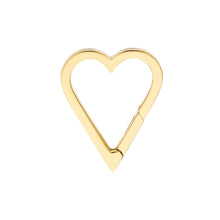 Load image into Gallery viewer, Golden Heart Push Lock