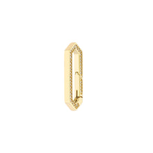 Load image into Gallery viewer, Elongated Diamond Hexagon Push Lock