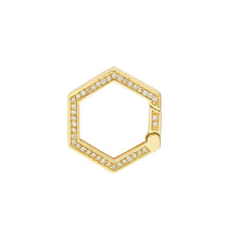Load image into Gallery viewer, Diamond Hexagon Push Lock