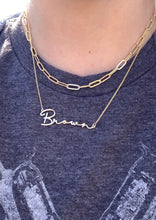 Load image into Gallery viewer, Script Name Necklace