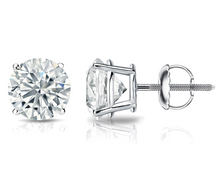 Load image into Gallery viewer, Diamond Stud Earrings