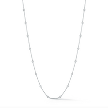 Load image into Gallery viewer, Diamond Station Necklace