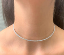 Load image into Gallery viewer, Flexible Diamond Tennis Choker
