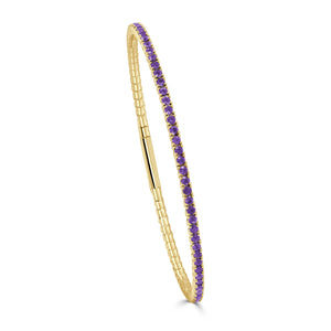 Flexible Gemstone Bangle