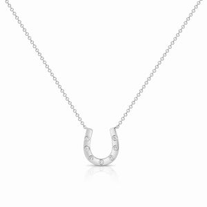 Diamond Horseshoe Necklace