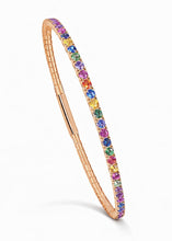 Load image into Gallery viewer, Skittles Sapphire Flex Bangle
