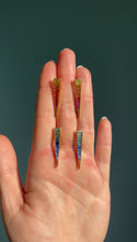 Load image into Gallery viewer, Ombre Sapphire Studs
