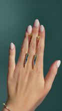 Load and play video in Gallery viewer, Ombre Sapphire Studs
