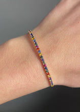 Load and play video in Gallery viewer, Skittles Sapphire Flex Bangle
