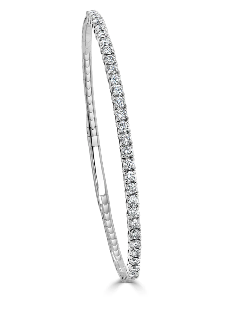 Flexible diamond bracelet deals
